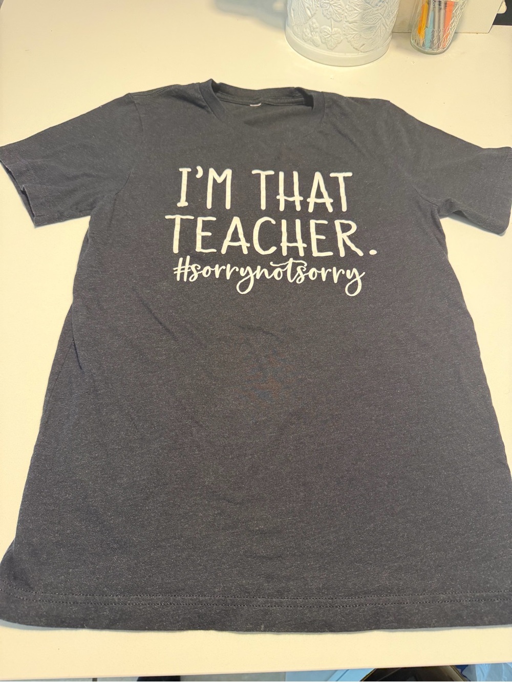 I'm That Teacher Tee - Black with White Script